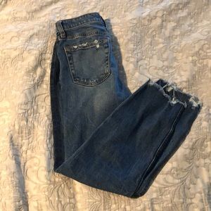 Abercrombie Simone High Rise Ankle Straight